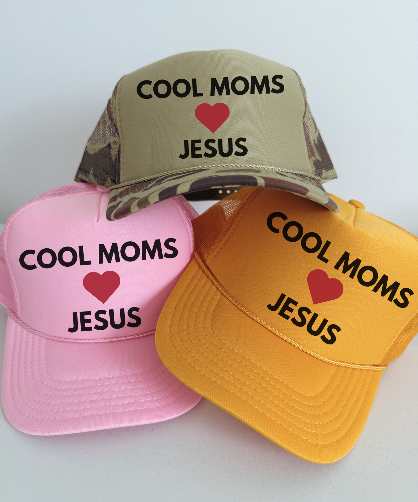 Cool Moms Love Jesus Trucker
