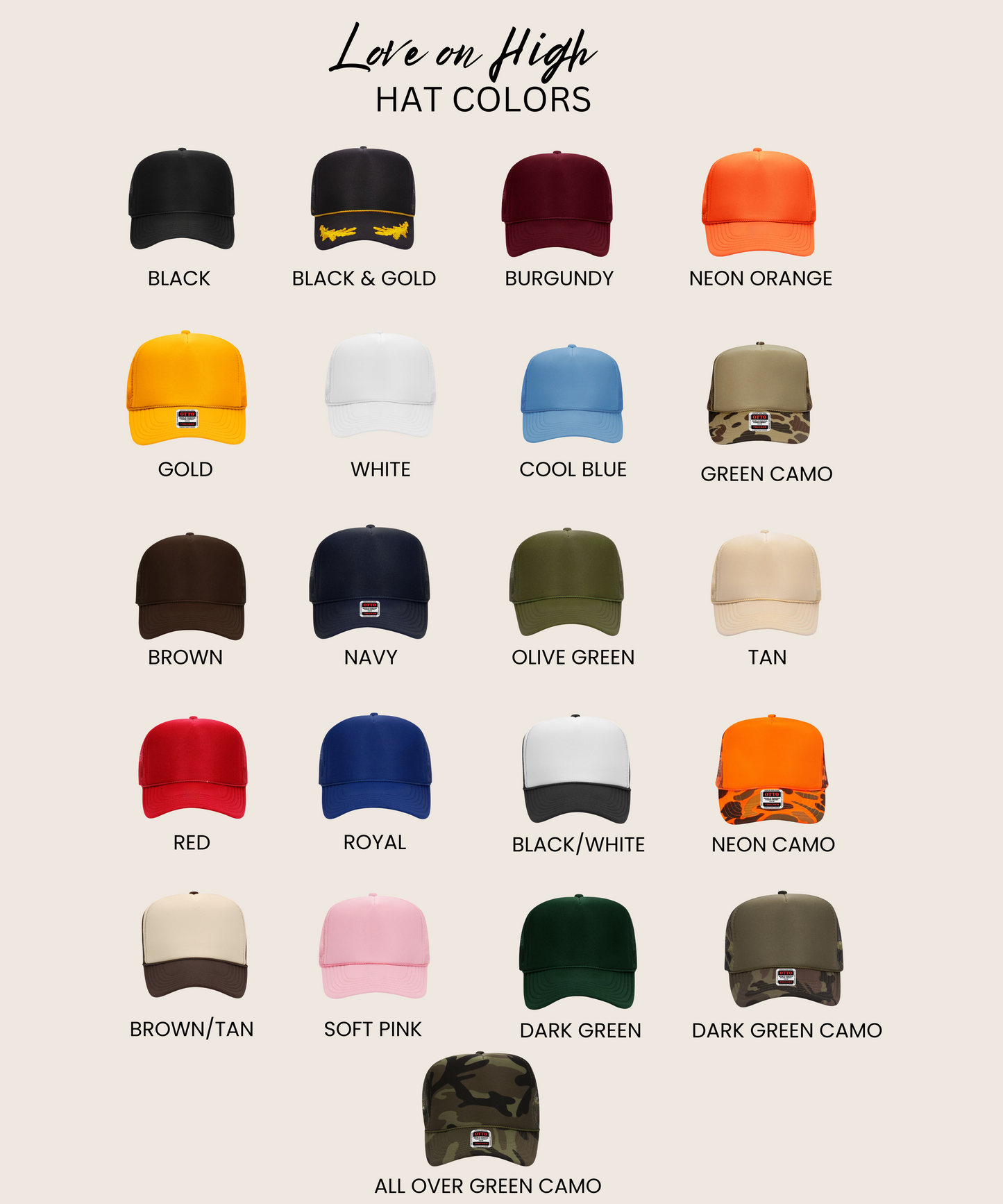Fall Trucker Hat Collection