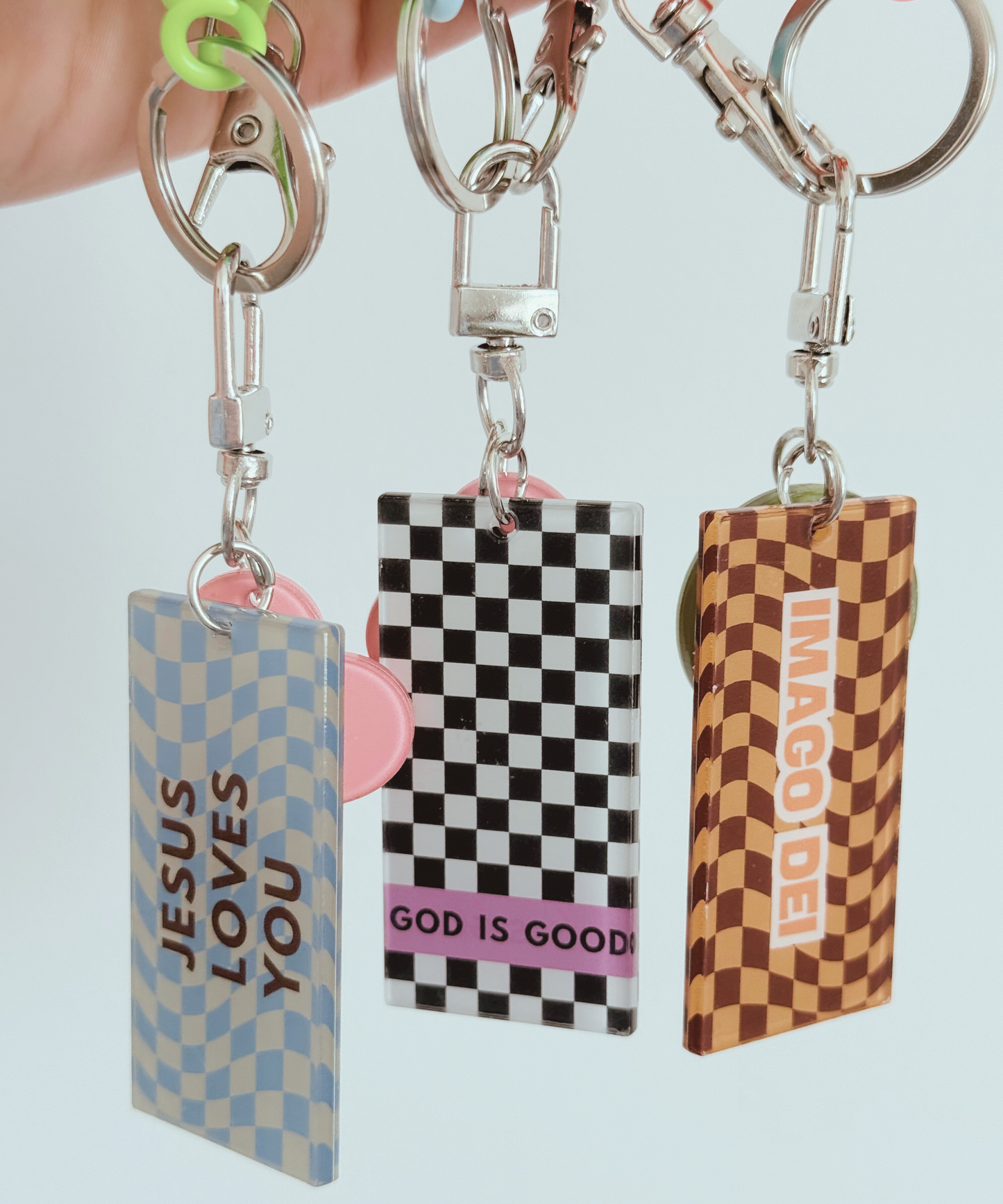 Retro Christian Keychains