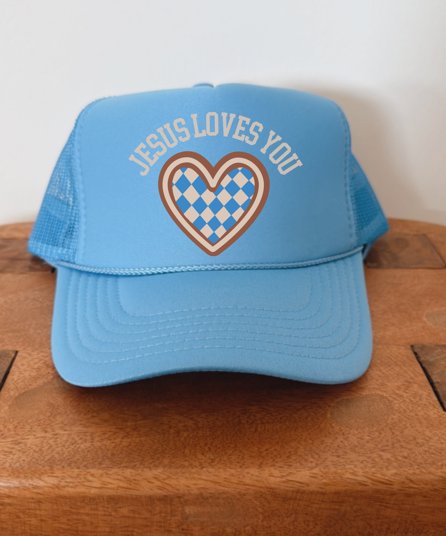 Retro Jesus Loves You Hat