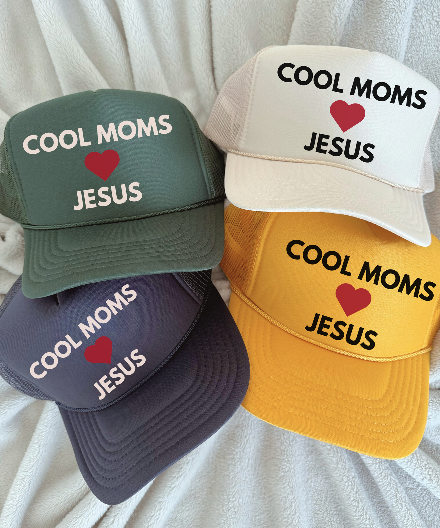 Cool Moms Love Jesus Trucker