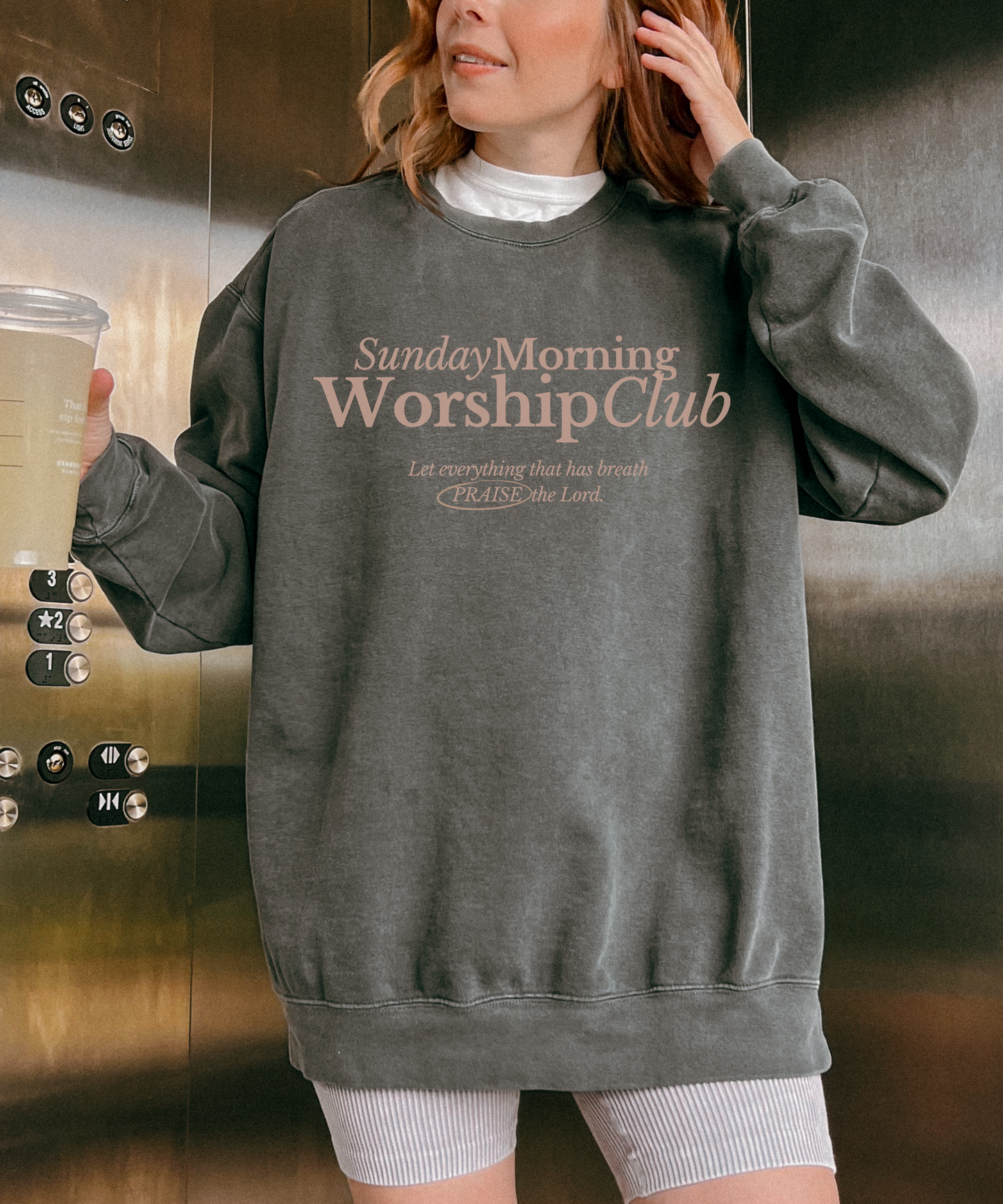 Sunday Worship Club Crewneck