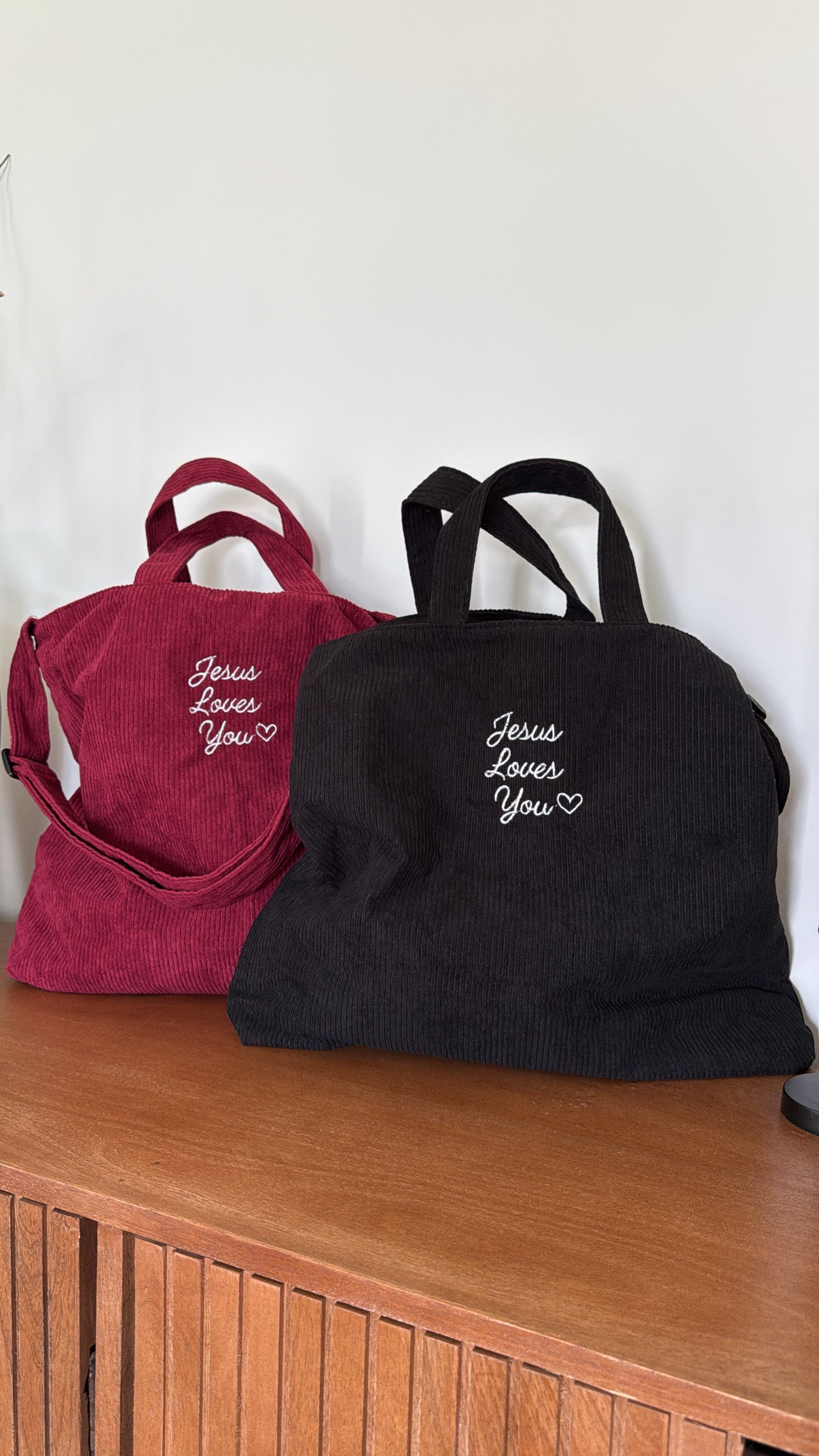 JLY Corduroy Crossbody Bags