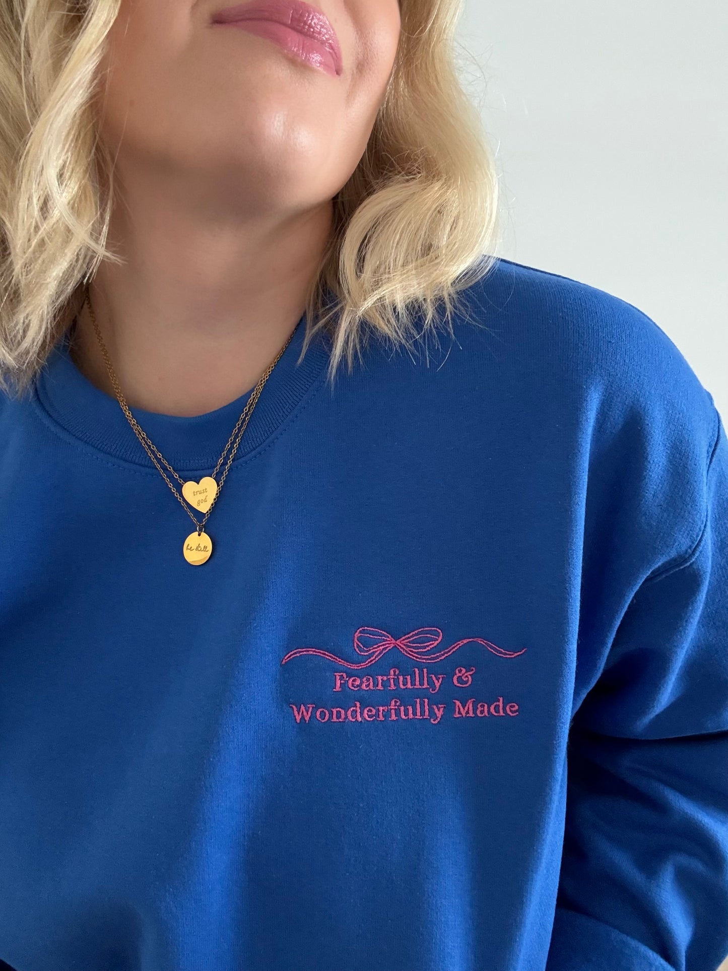 Embroidered Fearfully & Wonderfully Made Sweatshirt