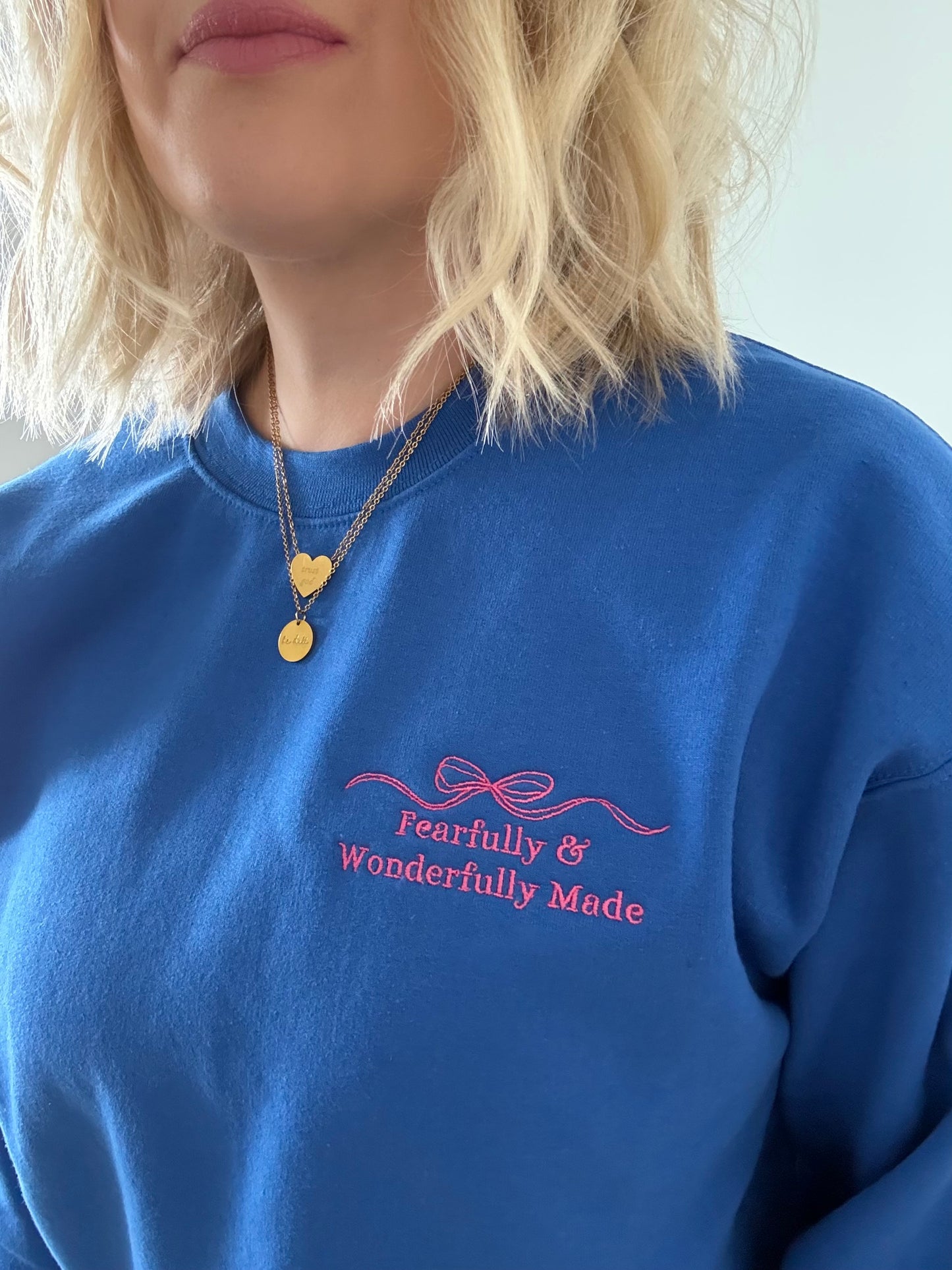 Embroidered Fearfully & Wonderfully Made Sweatshirt