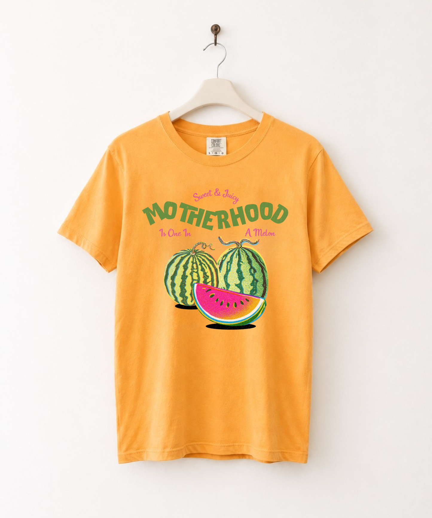 Motherhood Is One in a Melon Watermelon Graphic Tee