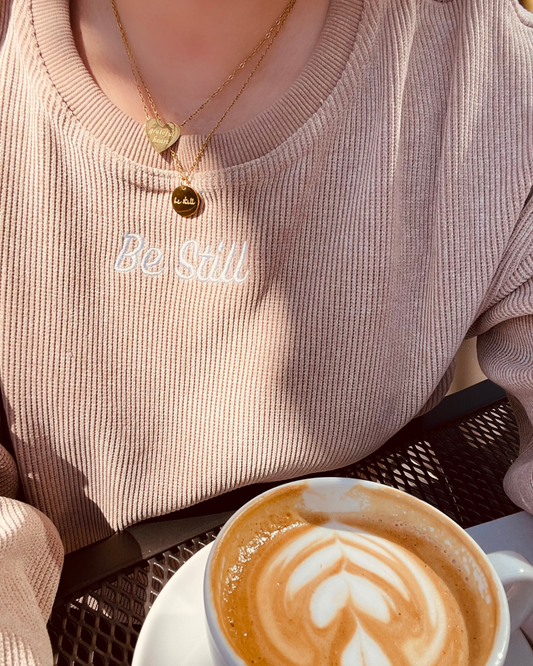 Be Still Corduroy Long Sleeve Tee