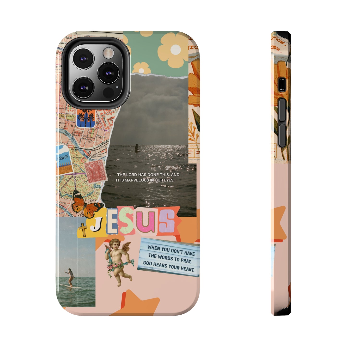 Jesus Collage Phone Case