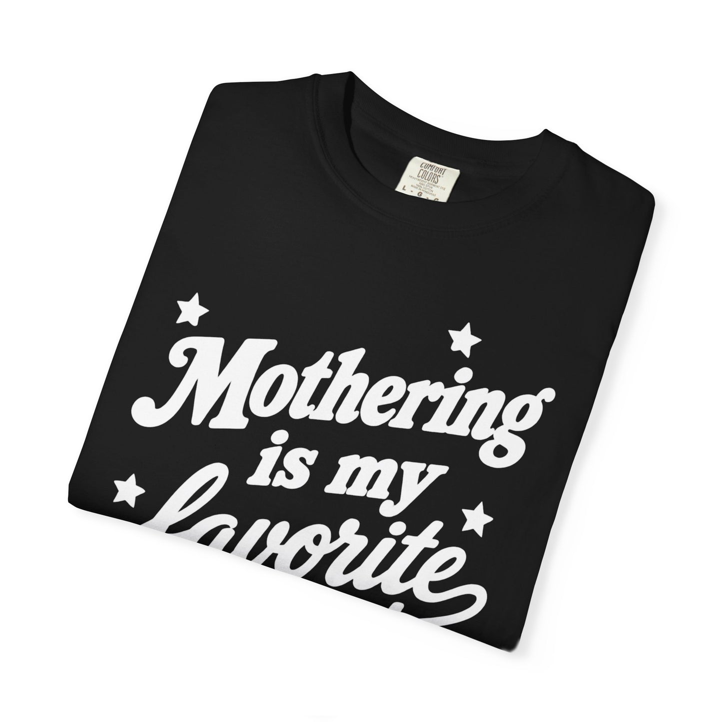 Mothering Is My Favorite Sport Tee