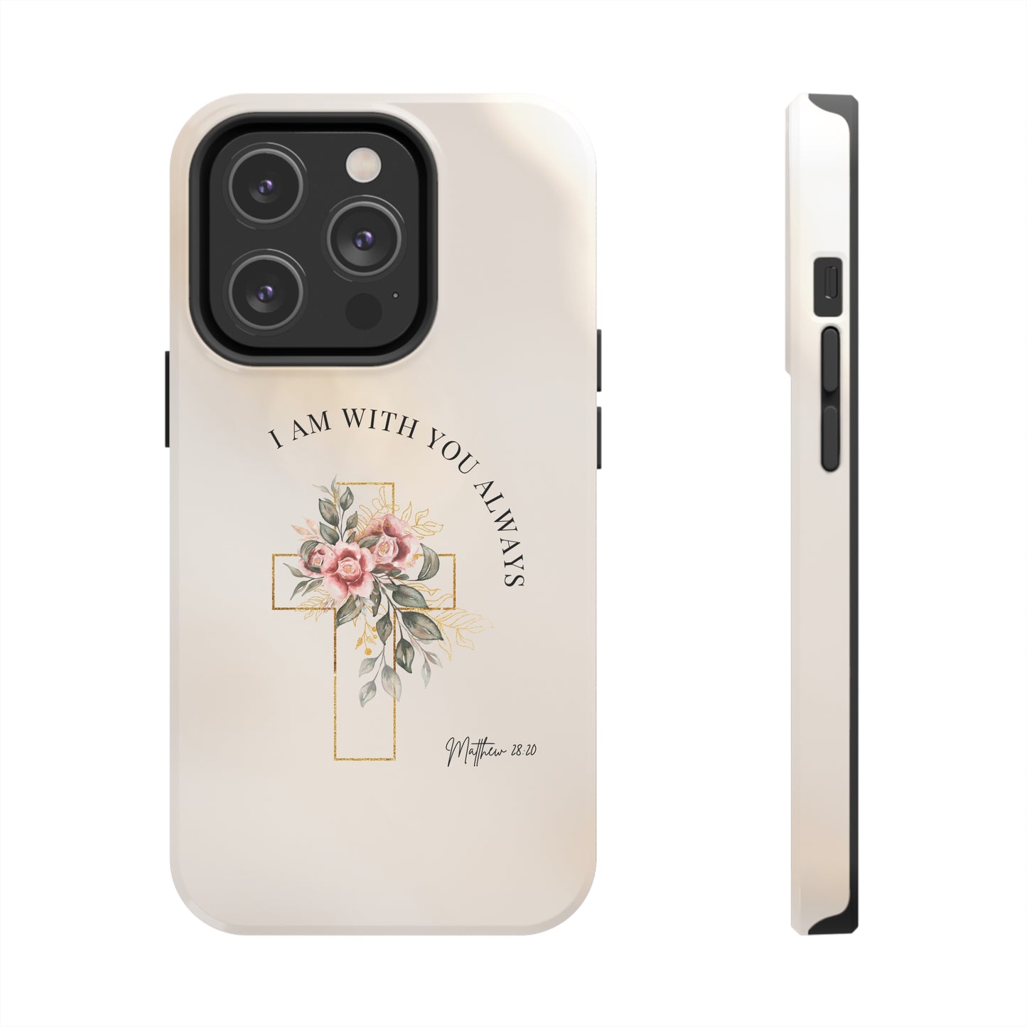 I Am With You Always Phone Case