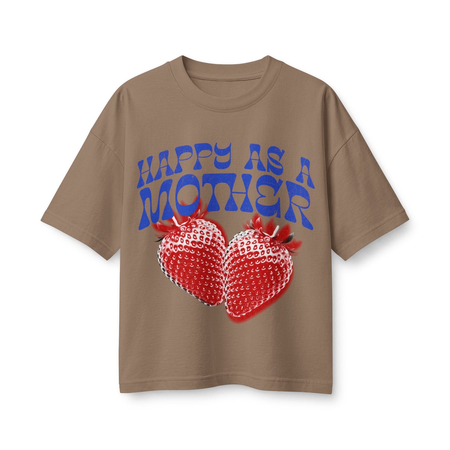 Happy as a Mother Retro Strawberry Tee
