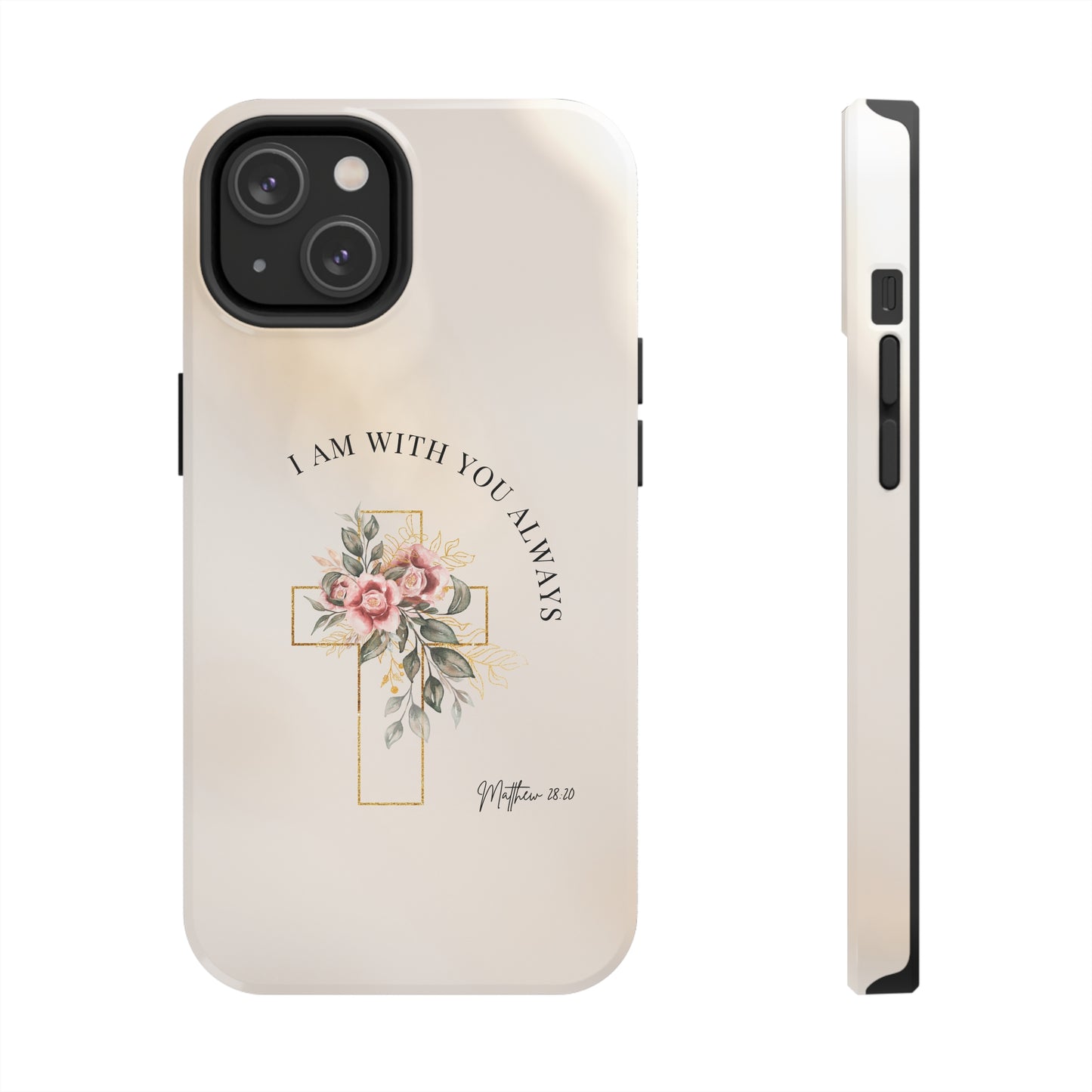 I Am With You Always Phone Case