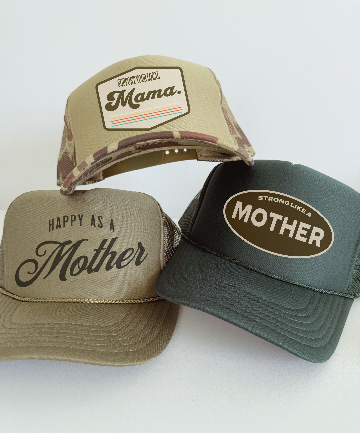 Happy Mama Trucker Hat Collection