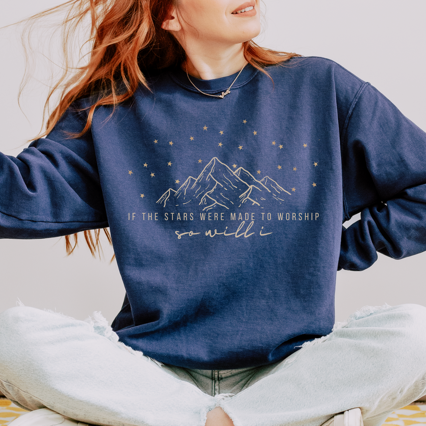 If The Stars Were Made To Worship Crewneck