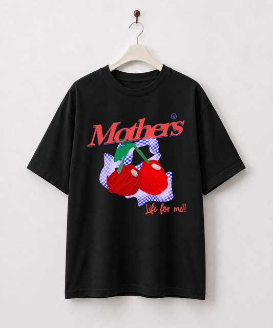 Mothers Life for Me Retro Cherry Tee