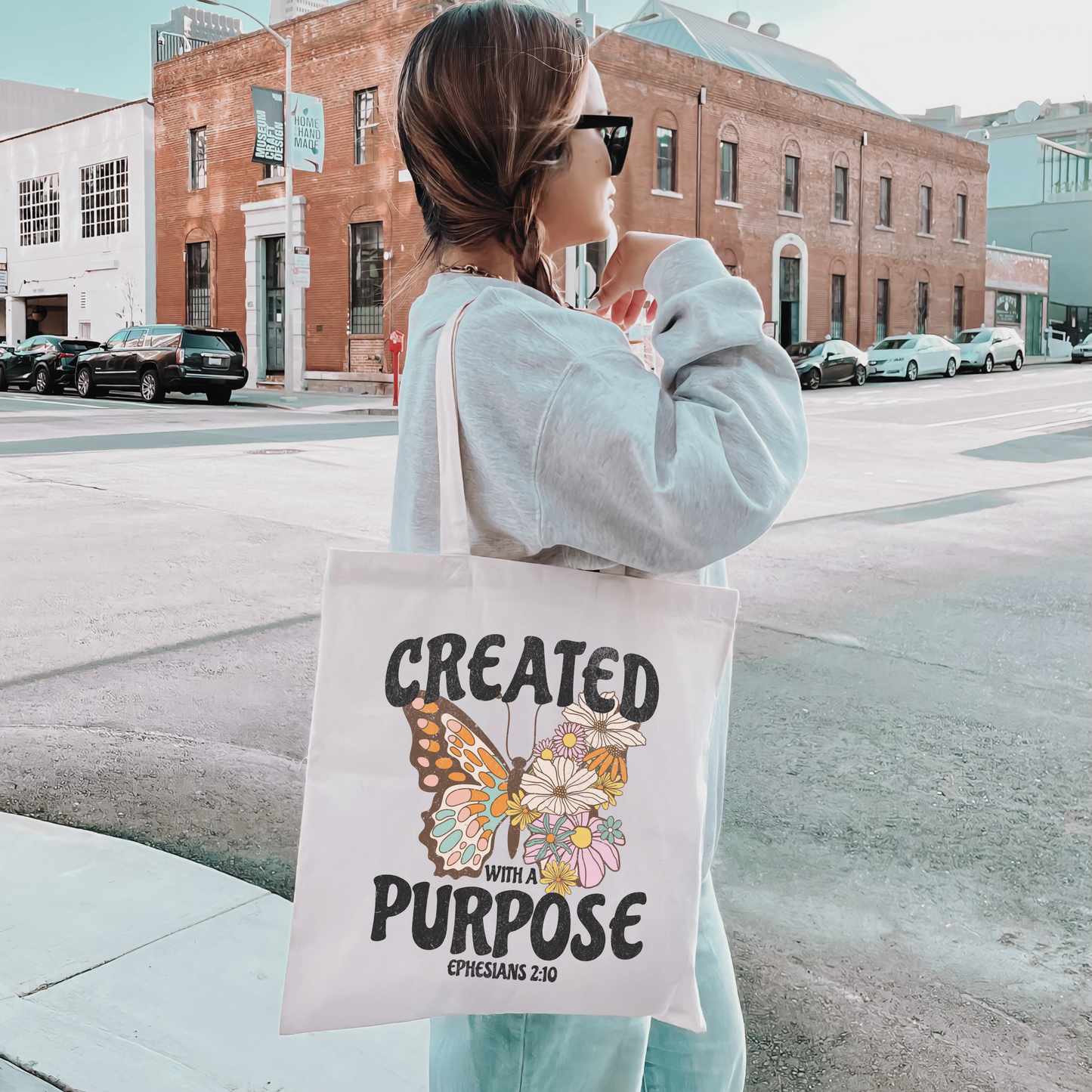 Created With A Purpose Tote Bag