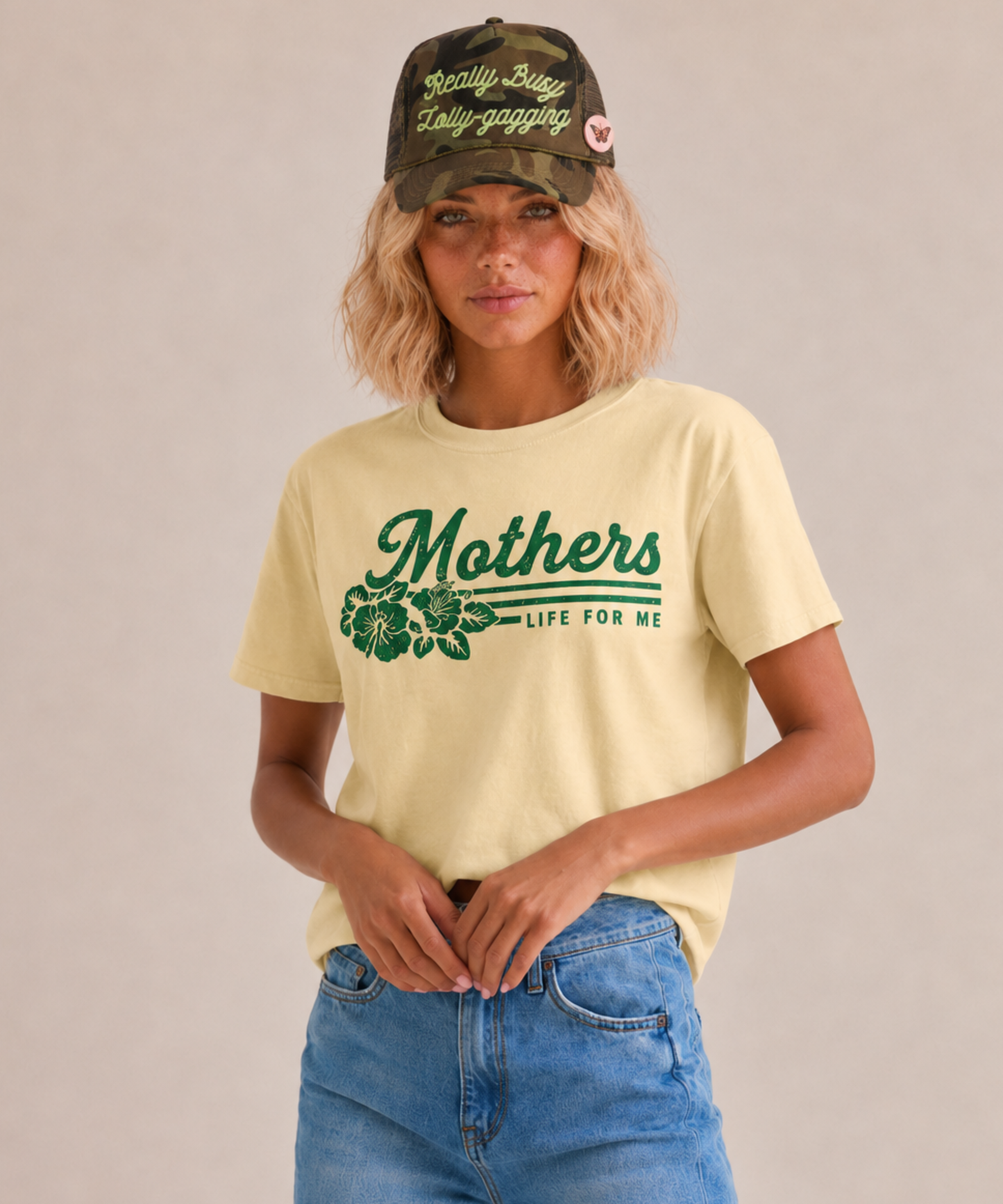 Mothers Life for Me Vintage Tee