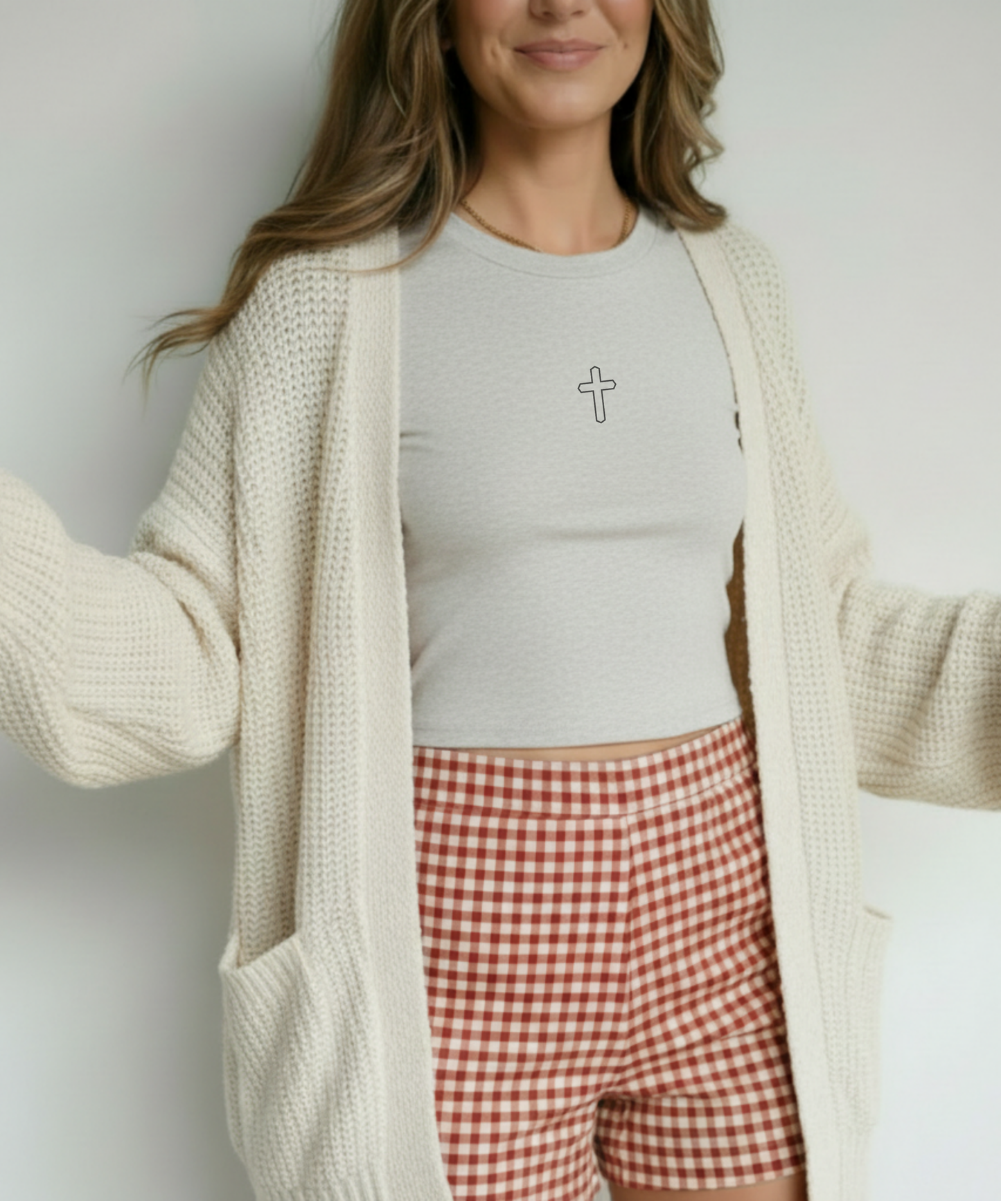 Delicate Cross Crop Top