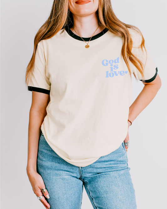 God Is Love Retro Tee