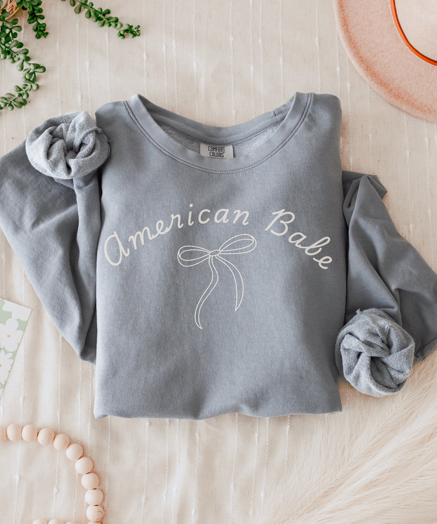 American Babe Bow Crewneck