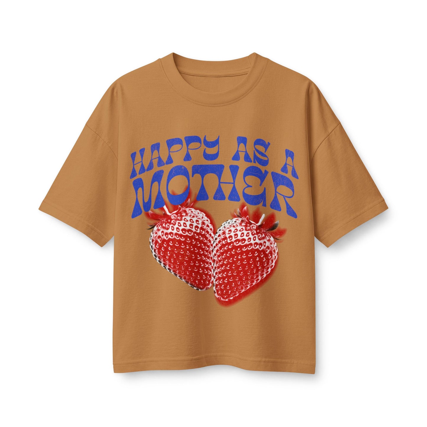 Happy as a Mother Retro Strawberry Tee