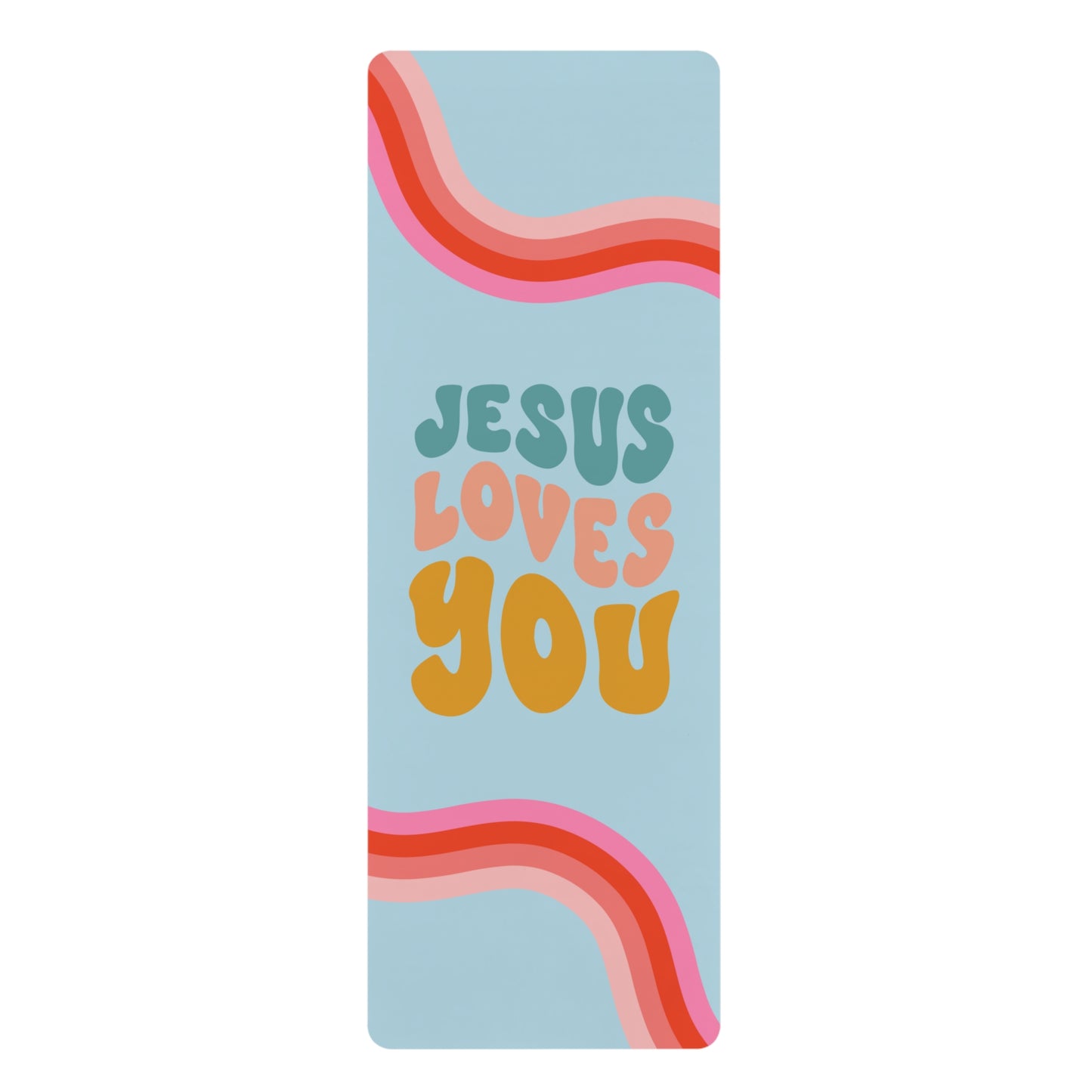 Jesus Loves You Yoga Mat