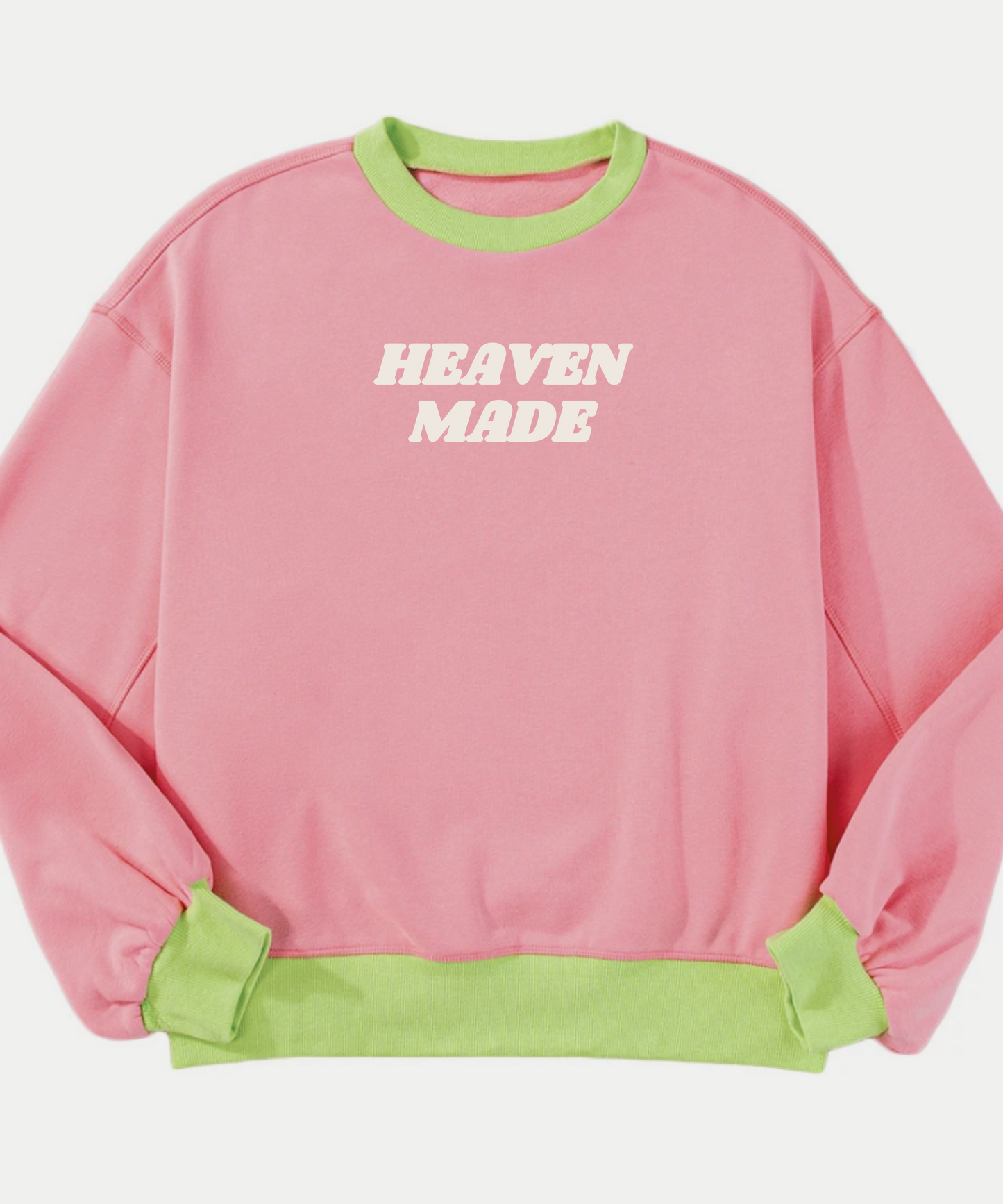 Heaven Made Puff Print Crewneck