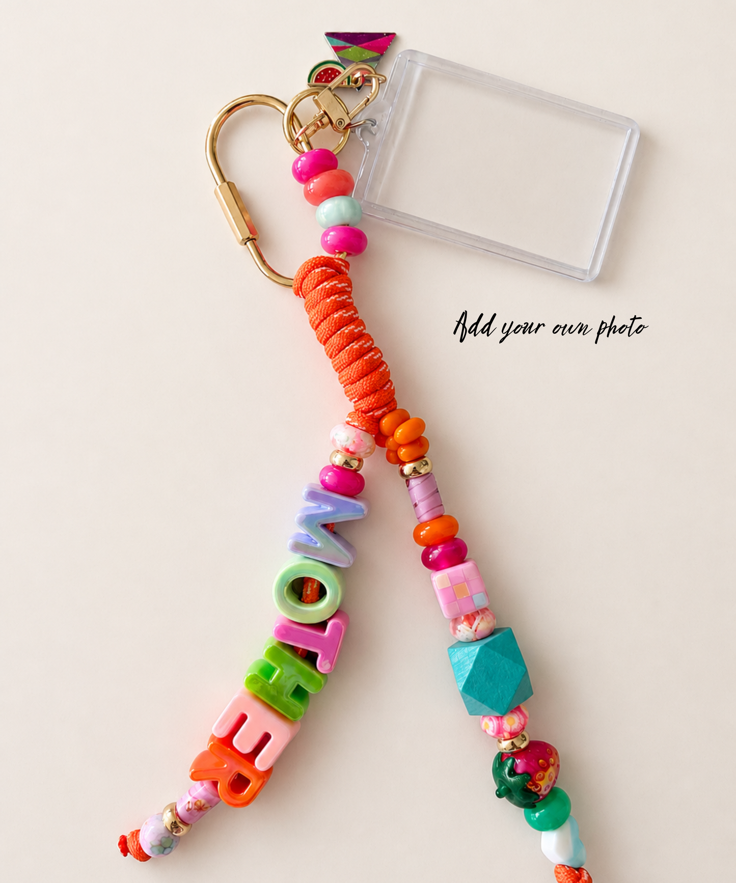Colorful Beaded Keychain & Bag Charm