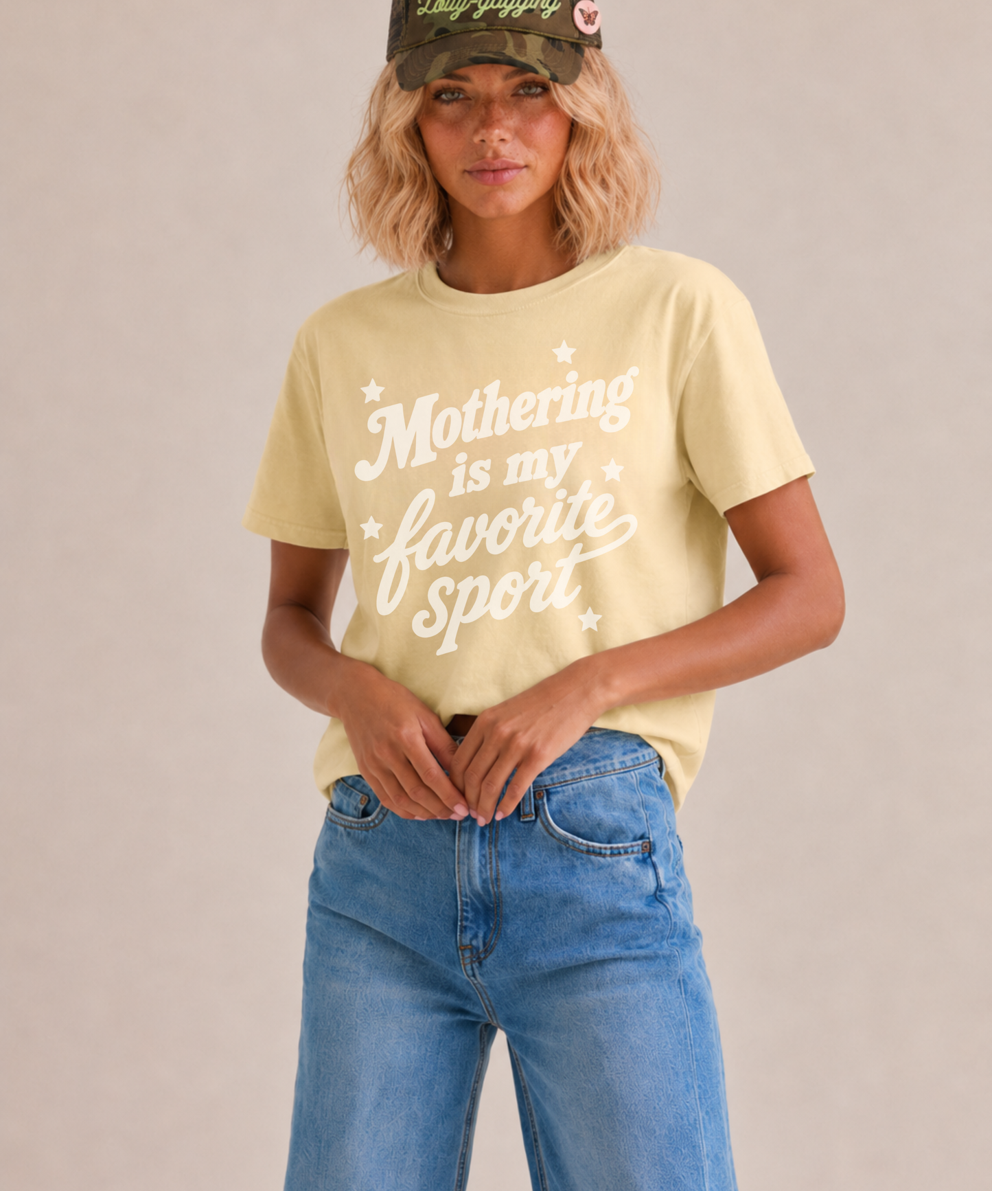 Mothering Is My Favorite Sport Tee