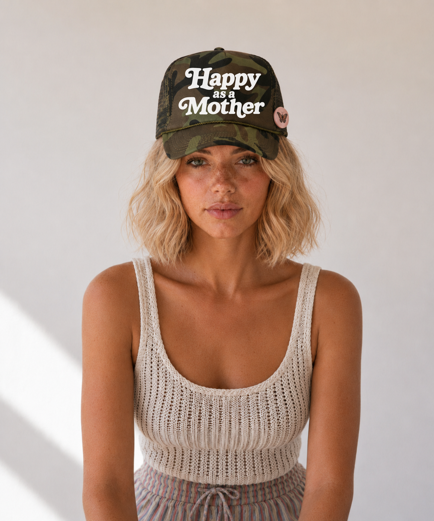 Happy Mother Trucker Hat