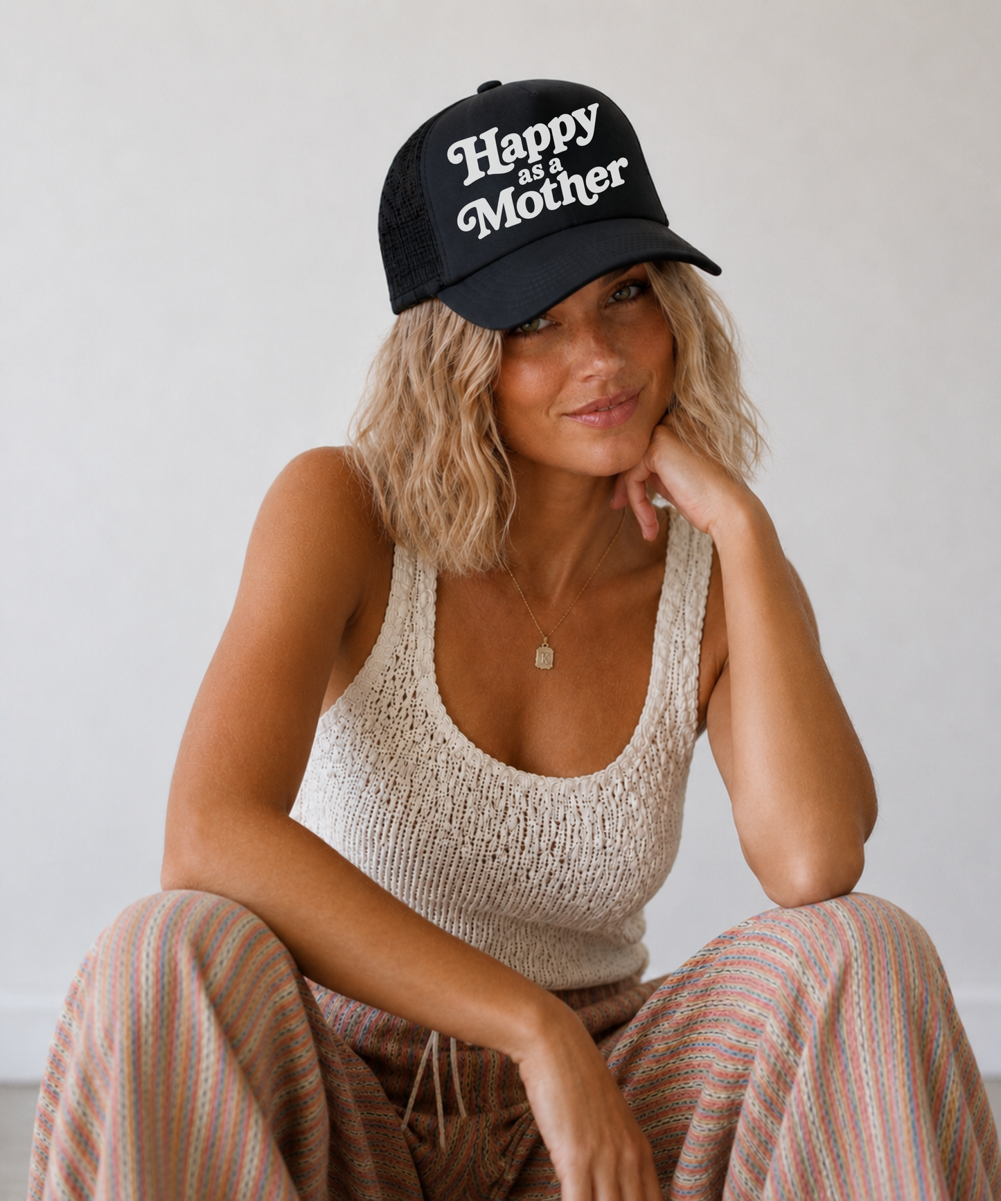 Happy Mother Trucker Hat