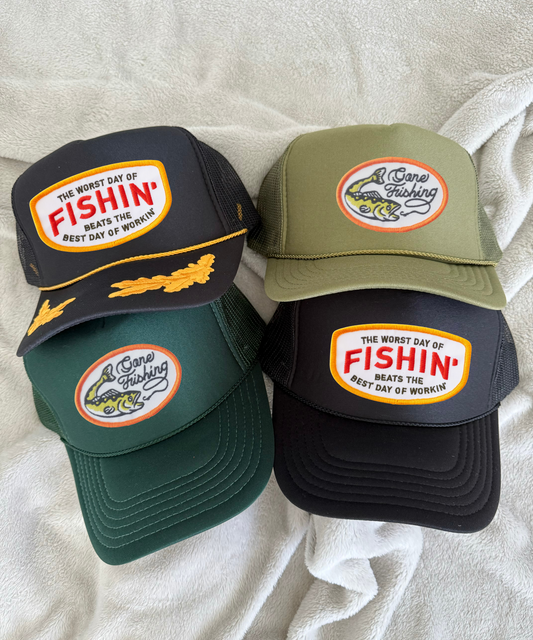 Fishin' Patch Trucker Hats