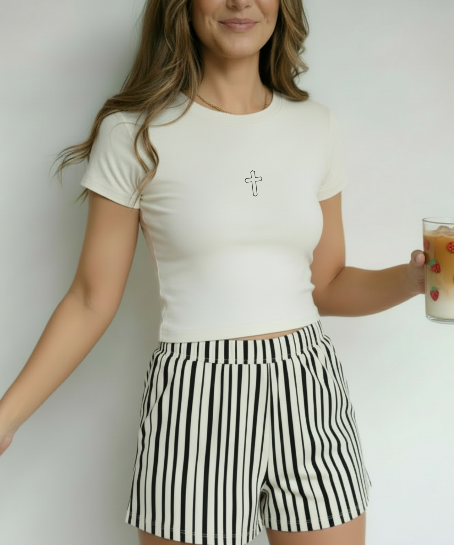 Delicate Cross Crop Top