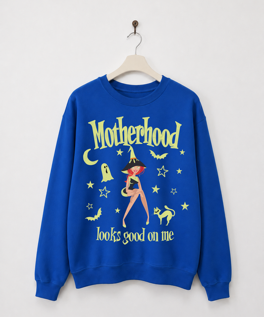 Motherhood Looks Good on Me Sweatshirt
