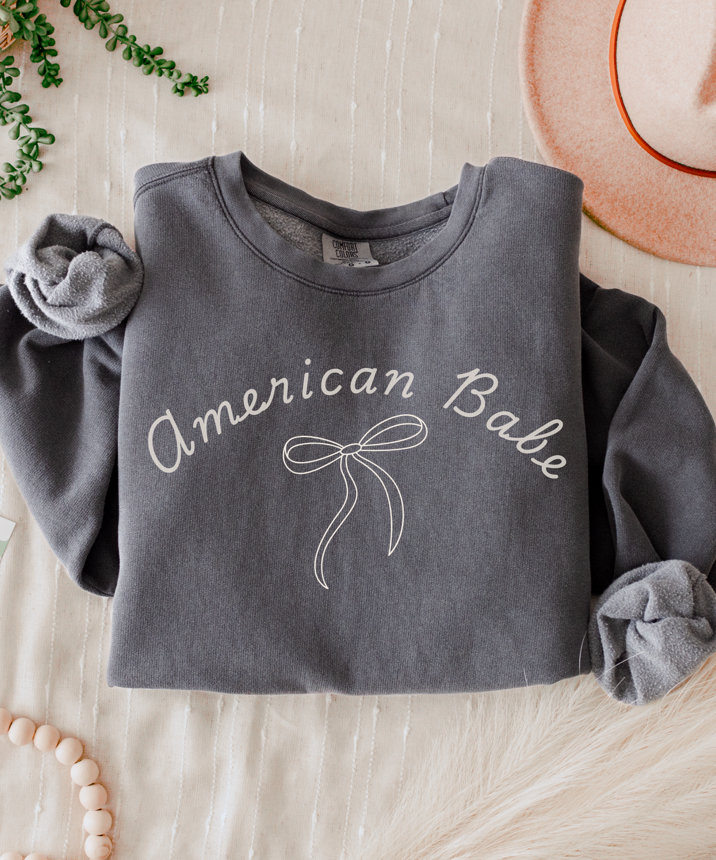 American Babe Bow Crewneck