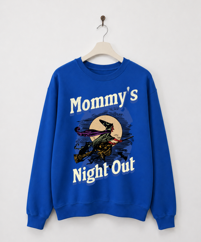 Mommy's Night Out Halloween Crewneck