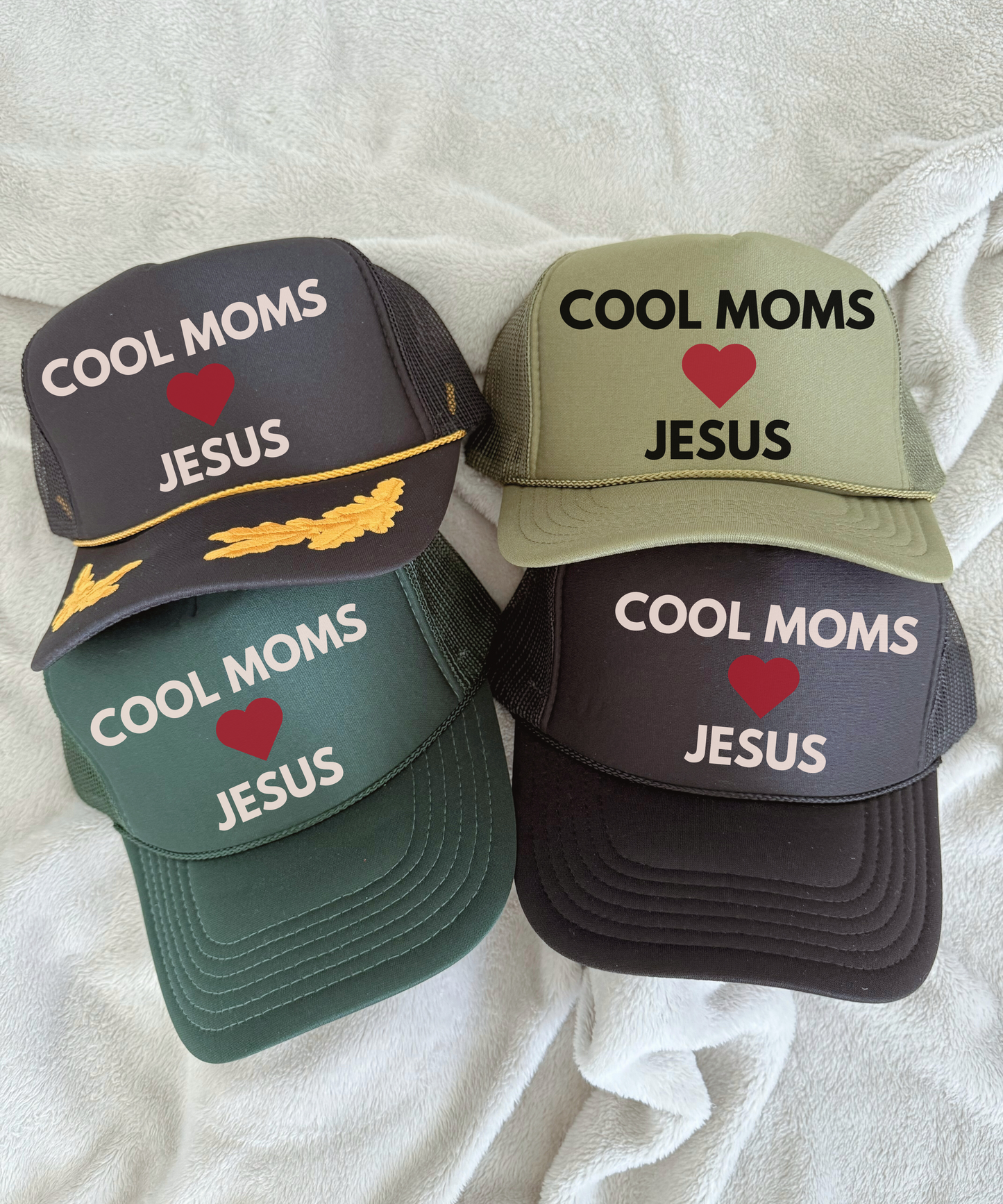 Cool Moms Love Jesus Trucker