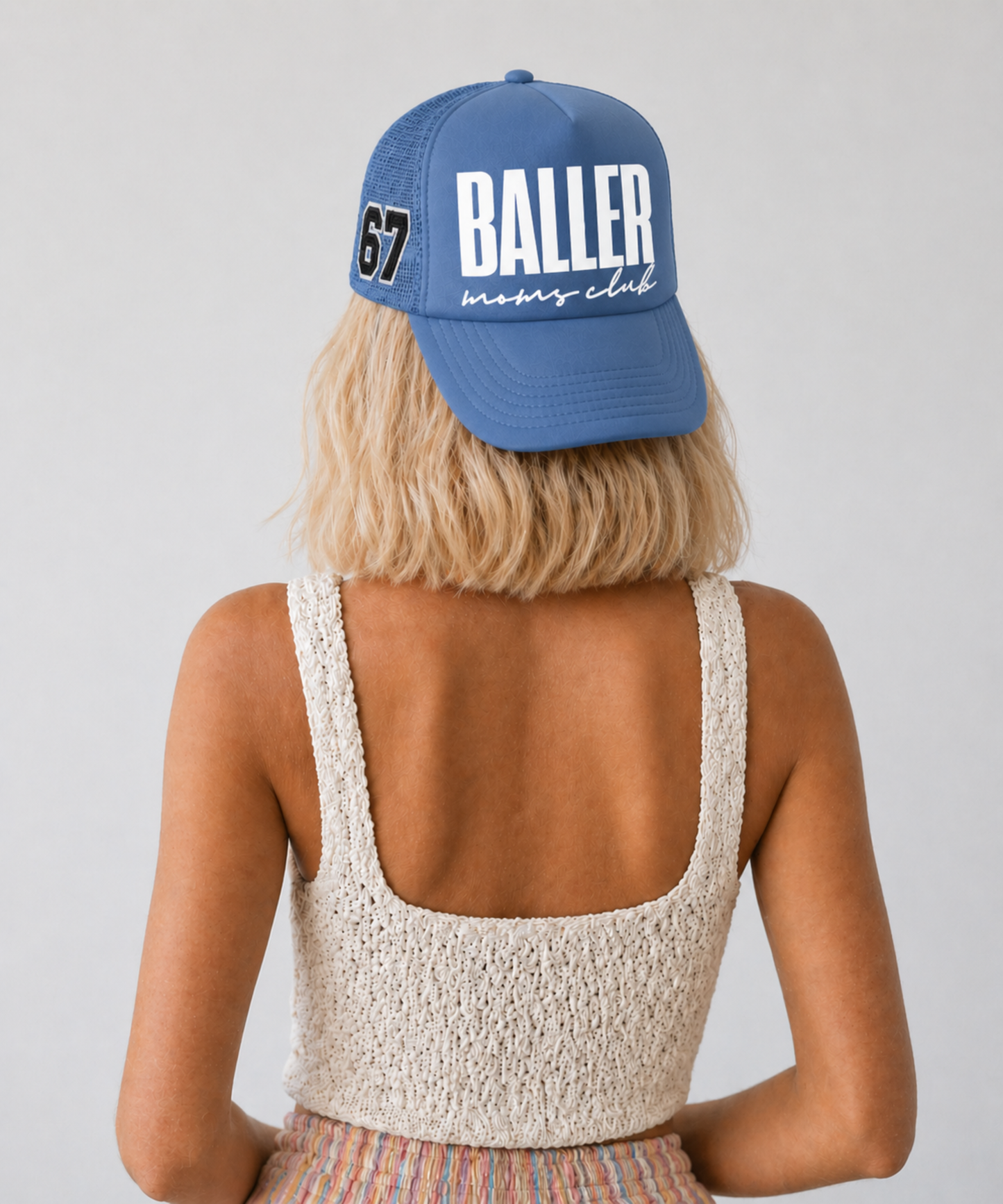 Custom Game Day Moms Trucker Hat