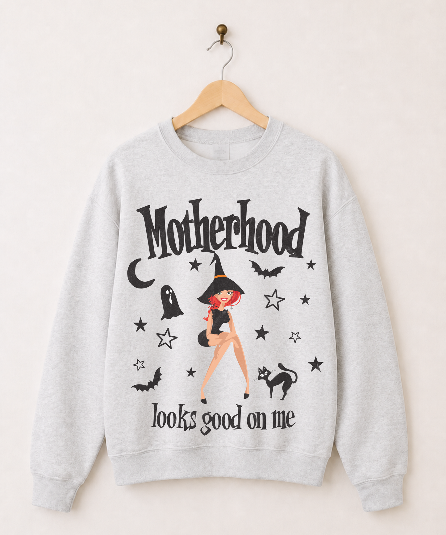 Motherhood Looks Good on Me Sweatshirt