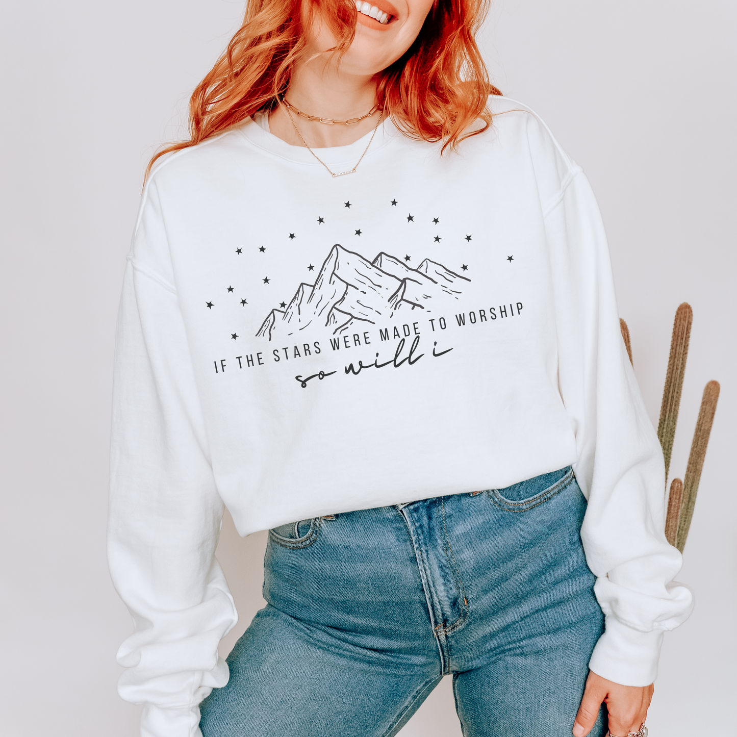 If The Stars Were Made To Worship Crewneck