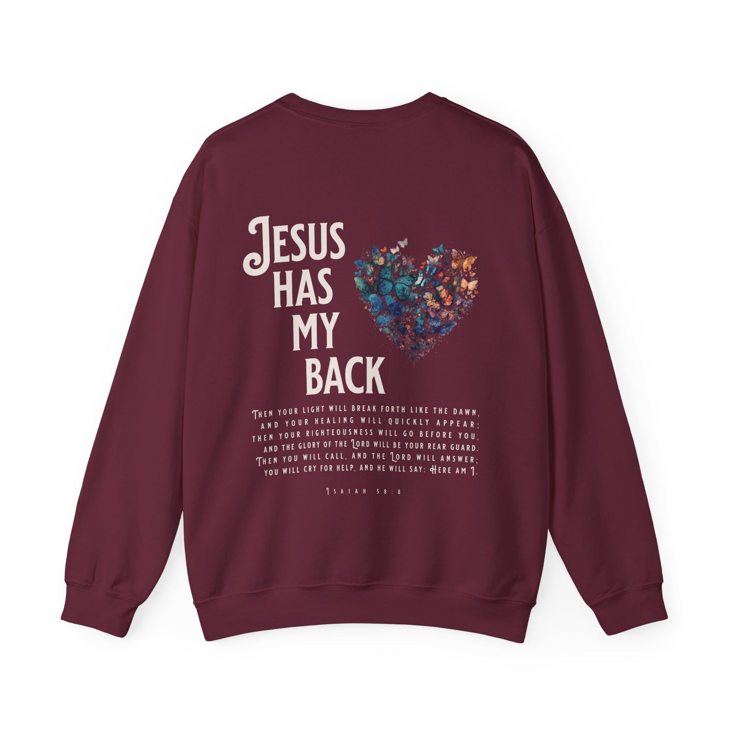 Jesus Has My Back Sweatshirt