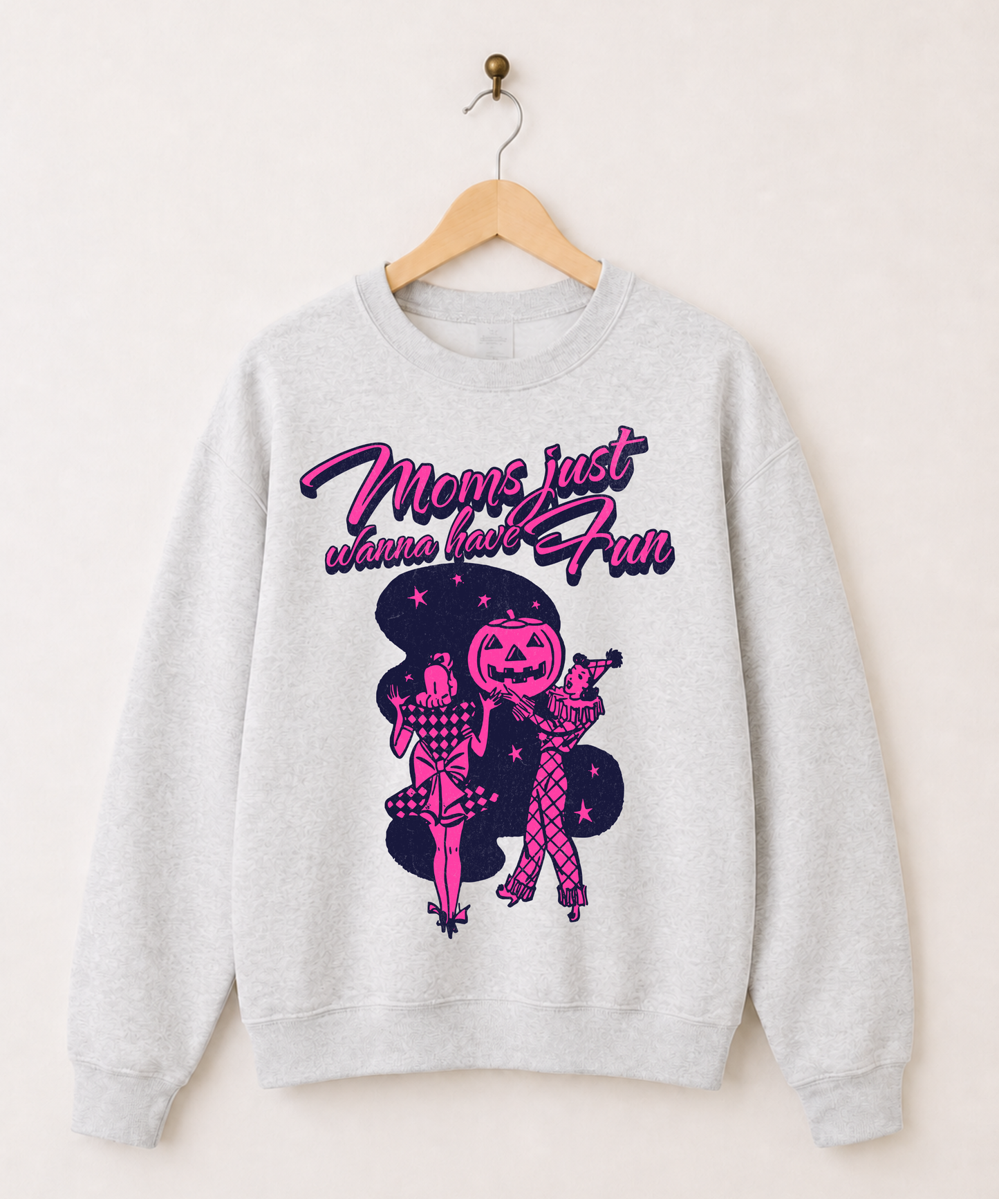Moms Just Wanna Have Fun Halloween Crewneck