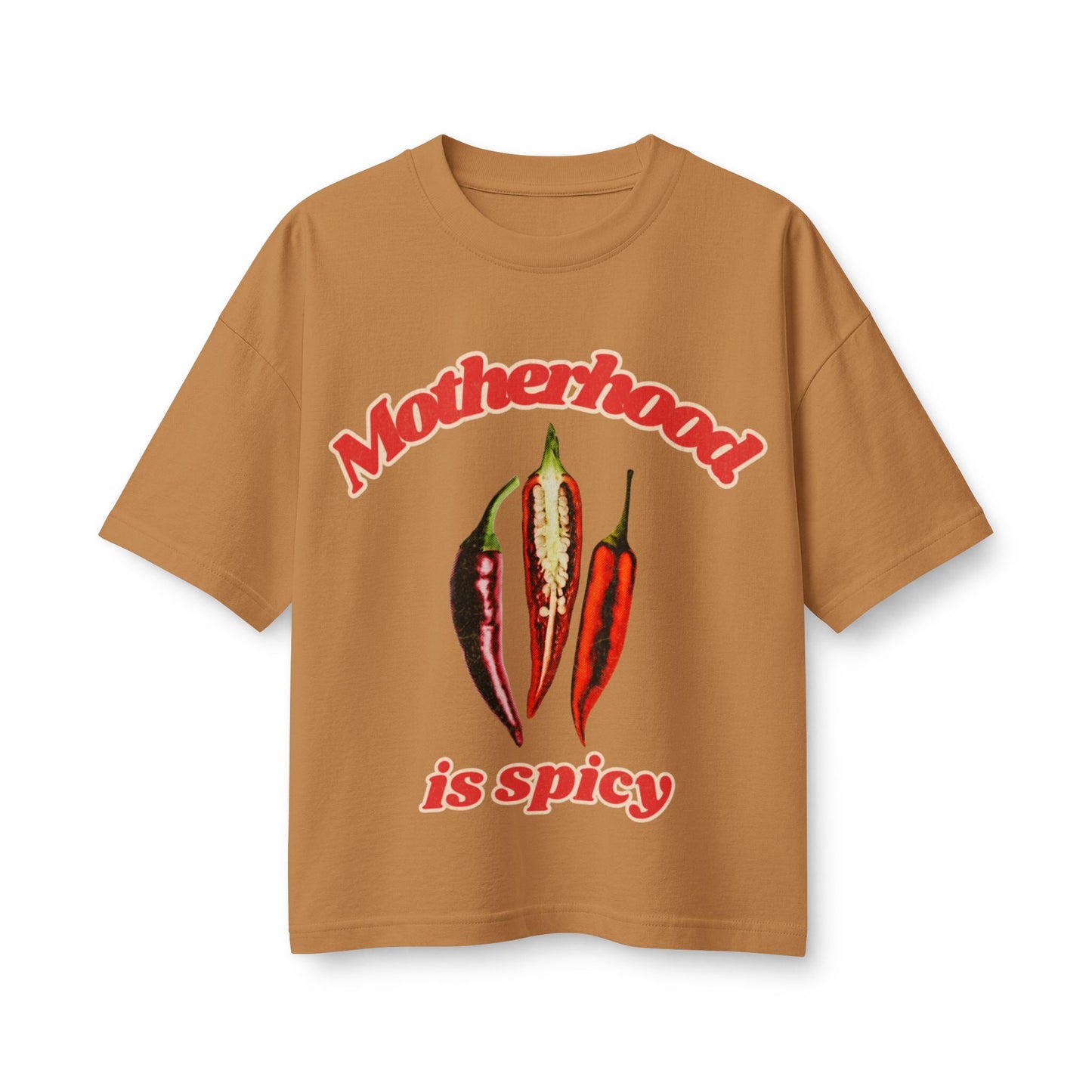 Motherhood Is Spicy Retro Chili Pepper Tee