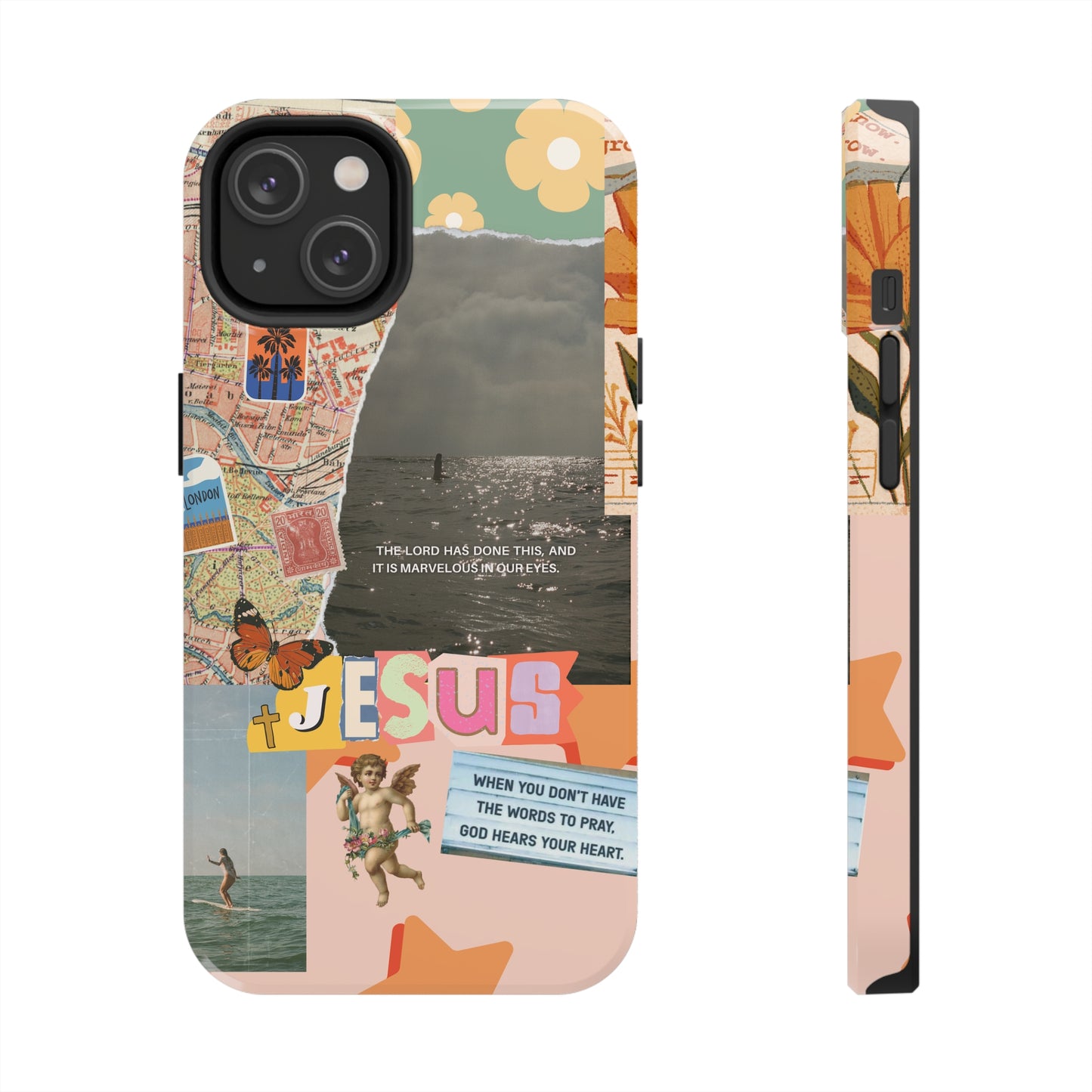 Jesus Collage Phone Case