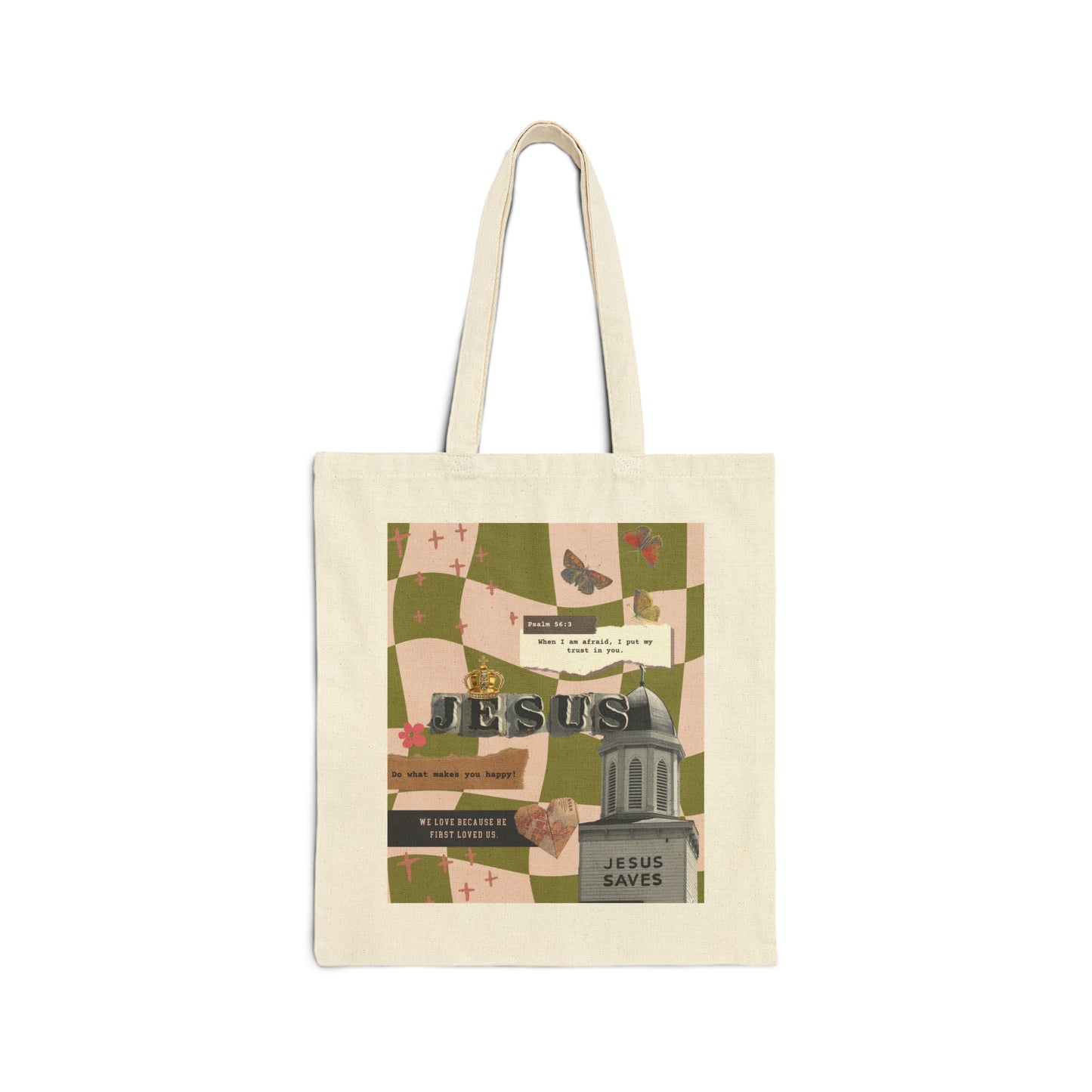 Jesus Saves Tote Bag