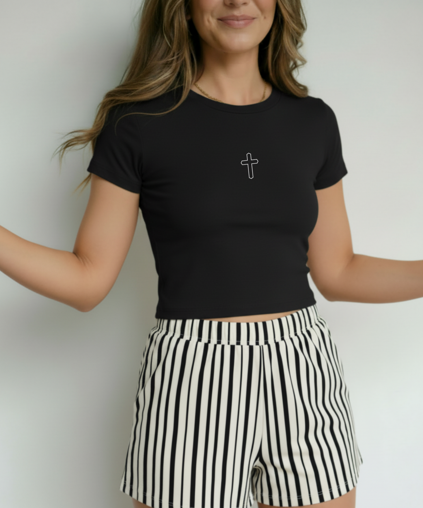 Delicate Cross Crop Top