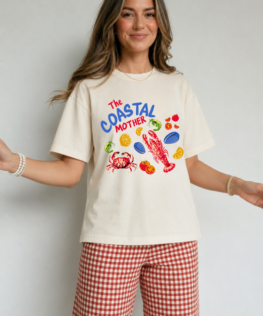 The Coastal Mother Seaside Mom Tee