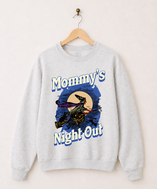 Mommy's Night Out Halloween Crewneck