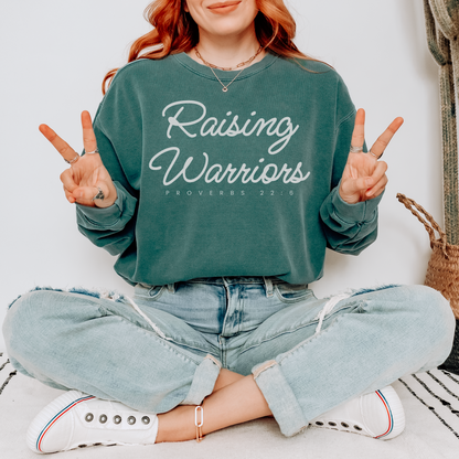 Raising Warriors Comfort Colors Crewneck