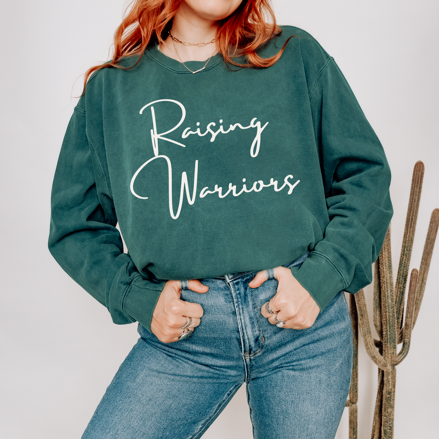 Raising Warriors Comfort Colors Crewneck